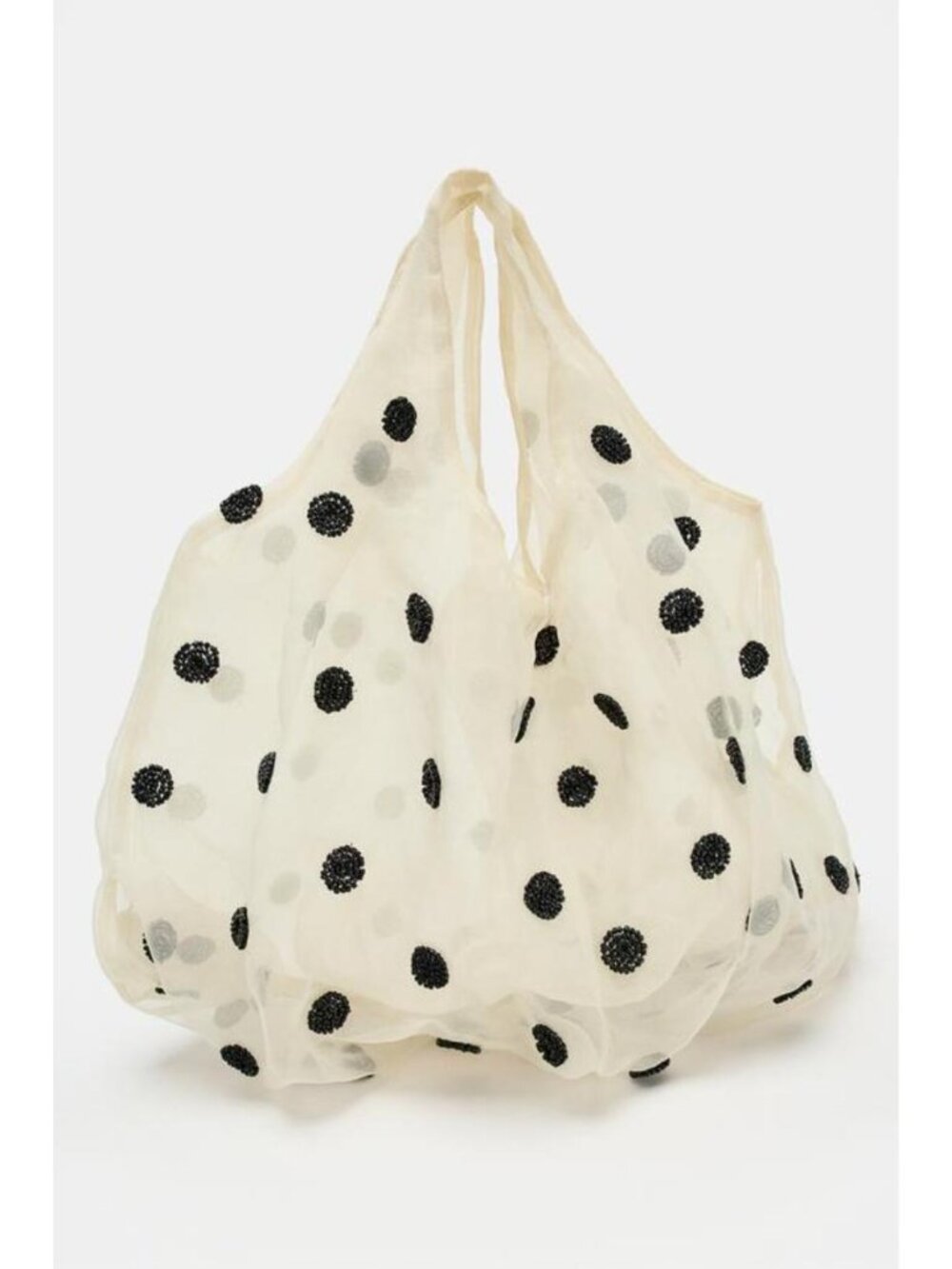 ZARA MESH BEAD HANDBAG